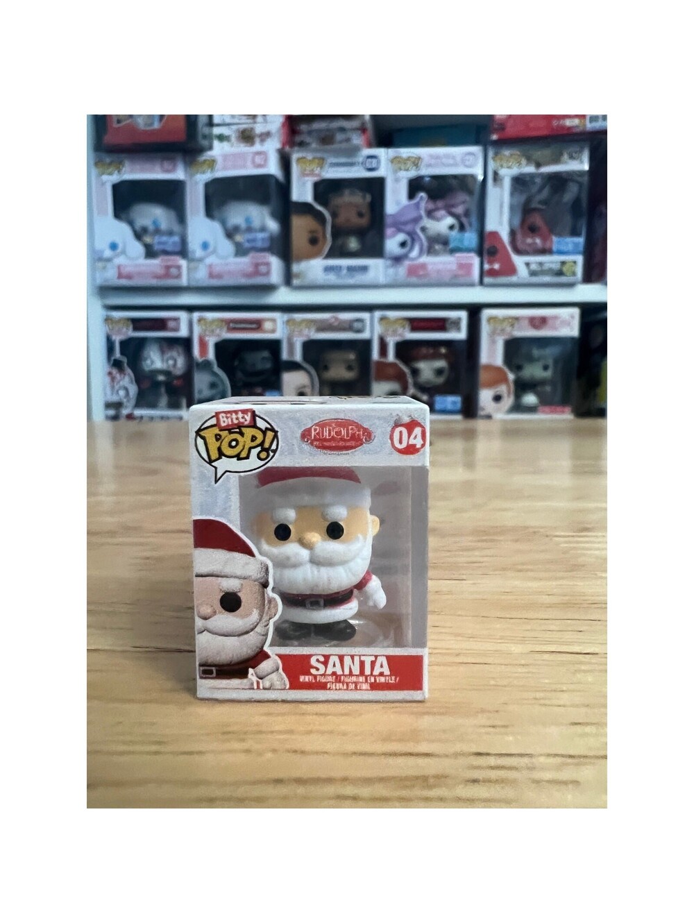 BITTY Santa Claus 1" Funko Pop #04 Rudolph Red-Nosed Reindeer Christmas Rankin